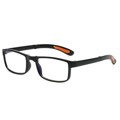 Anti-blue light reading glasses, retro unisex portable pocket glasses for men and women