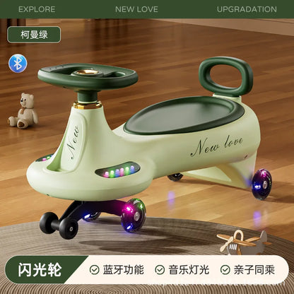 Children's Twisting Car Anti-Tip Swinging Silent Sliding Board Suitable For Boys And Girls Aged 1-8 Adults Can Sit On It