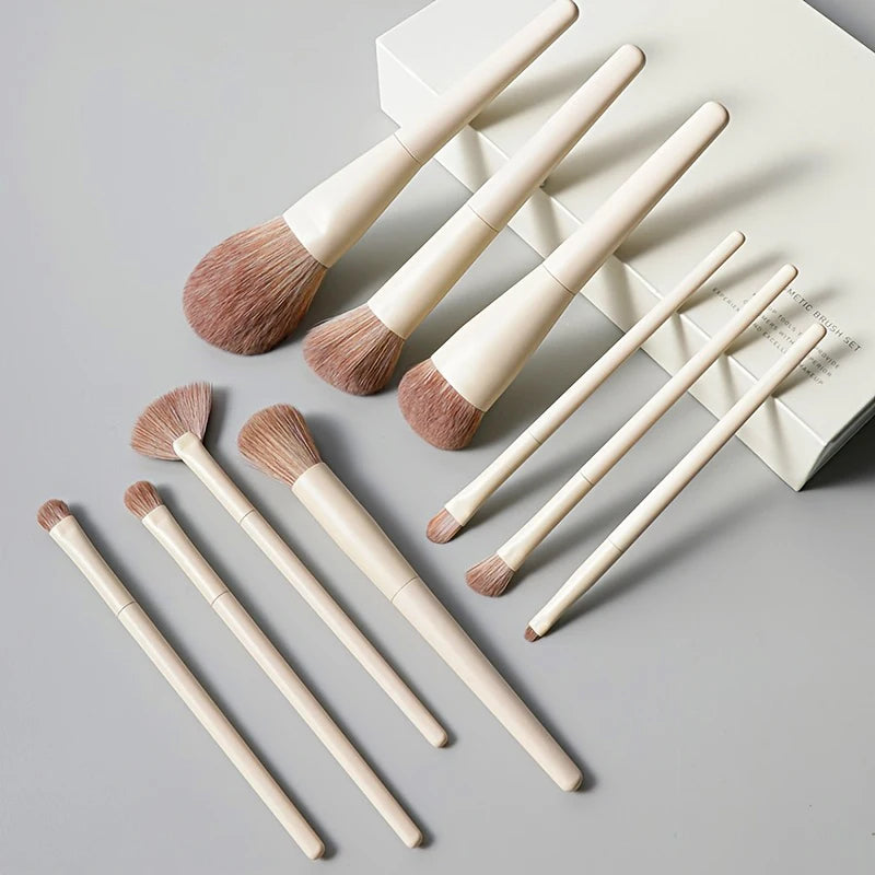 13 Piece Soft Makeup Brushes Set With Travel Case For Eye Face Cosmetics