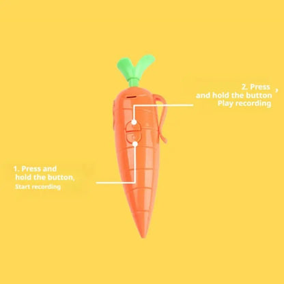 Multi Function Pen Carrot Funny Voice Recorder Pen Write Graffiti Cute Ballpoint Pen 2 in 1 Sound Recorder Gift For Student