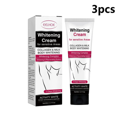 Underarm Whitening Cream Lighten Skin Brightening Improve Dullness Bleaching Private Parts Knee Thighs Armpit Whitening Cream