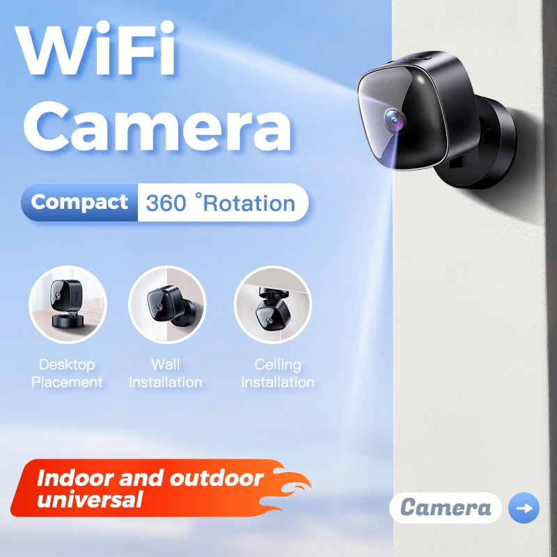 Lenovo 1080P HD Camera 2.4G Wifi Wireless Security Protection Remote Monitor Camcorders Home Phone Connectivity Smart Device