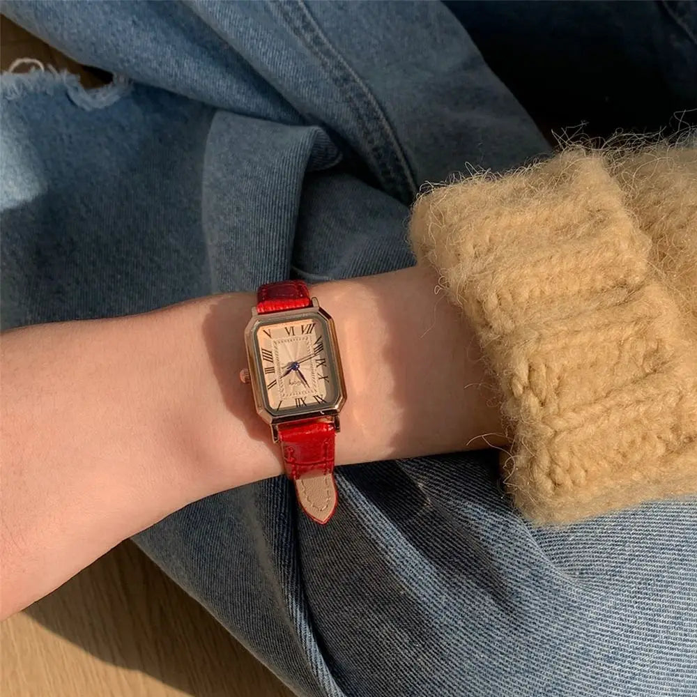 Light Luxury Elegant Women's Quartz Watch Portable Simple Ladies Business Watches Exquisite Waterproof Women's Wrist Watch Women