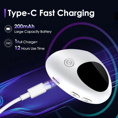 New Microcurrent Sleep Aid Device EMS Sleep Aid Machine Sleep Instrument for Insomnia Stress Anxiety Relief Palm Pulse Massager