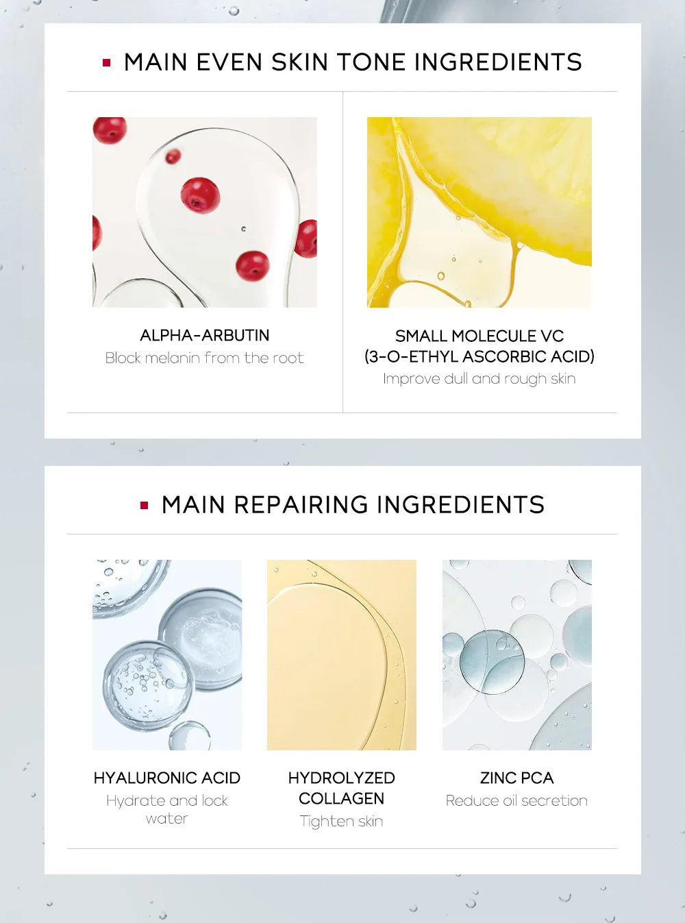 LAIKOU PRO Niacinamide Radiant Skin Care Set -Low PH Cleanser , Moisturizing Toner , Deep Nourishing Serum - Rejuvenate Cream