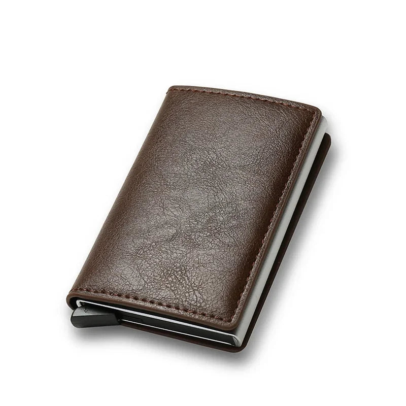 Anti Thief Rfid Credit Card Holder Smart Minimalist Wallet Men Women Slim Bank Cardholder Case Money Bag Cash Creditcard Purse