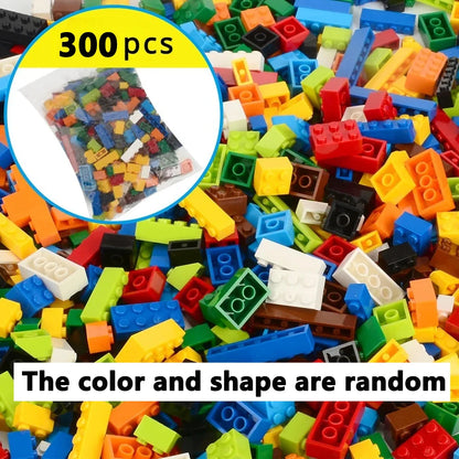 Random DIY Creative Building Blocks Bulk Set Urban Classic Building Blocks Assembled Birthday Gift Children's Educational Toys