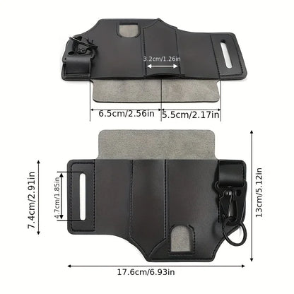 Multi-Tool Leather Waist Bag
