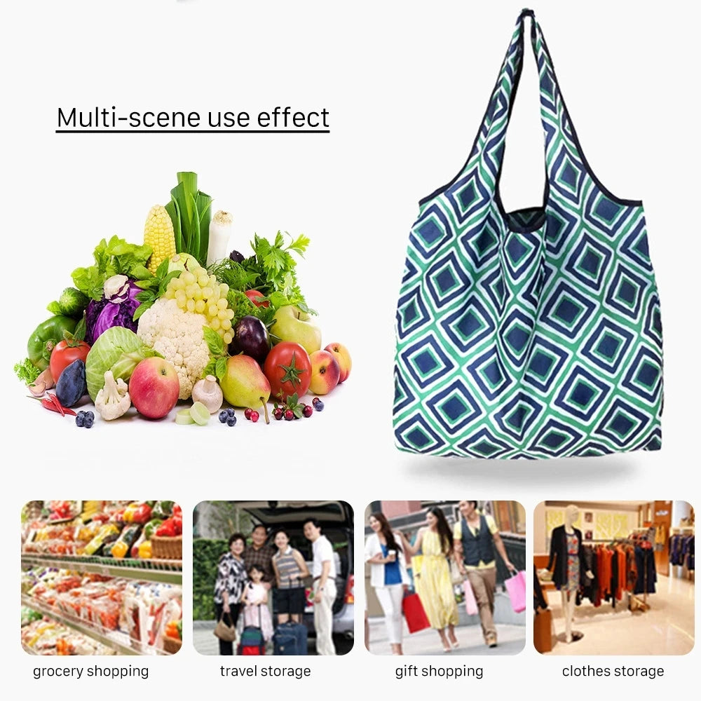 Large Reusable Foldable Shopping Bag
