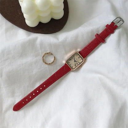 Light Luxury Elegant Women's Quartz Watch Portable Simple Ladies Business Watches Exquisite Waterproof Women's Wrist Watch Women