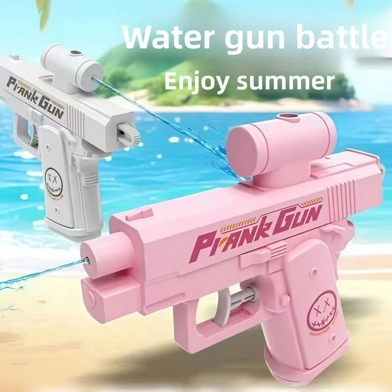 Funny Double-Sided Reverse Water Gun - Summer Prank Toy,Mini Tactical Water Sprayer for Kids & Adults, Pool Beach Water Fight