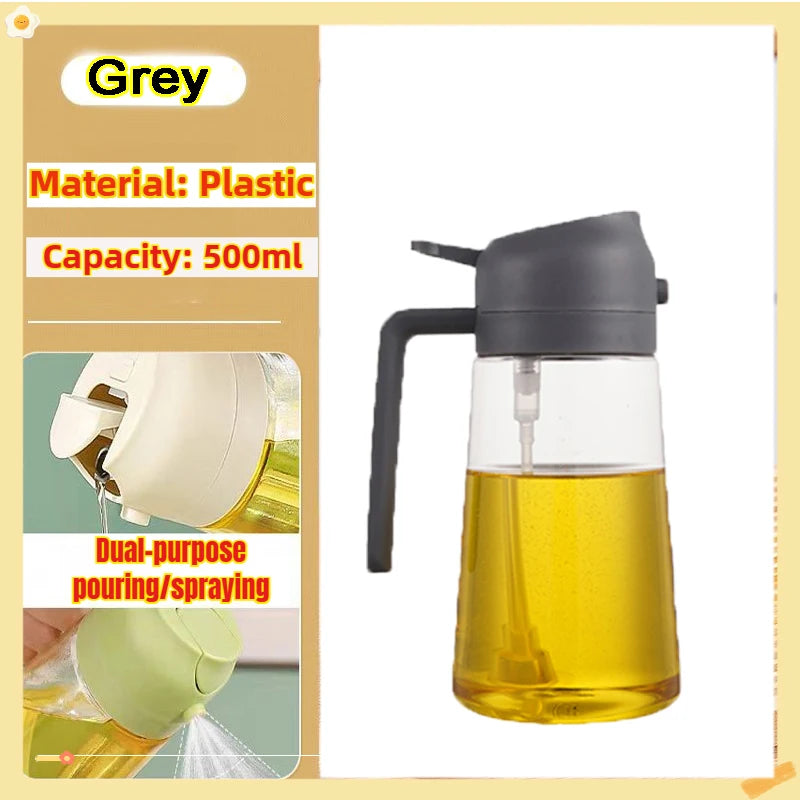 Eco Friendly PE Plastic Olive Oil Spray Bottle For Kitchen Cooking
