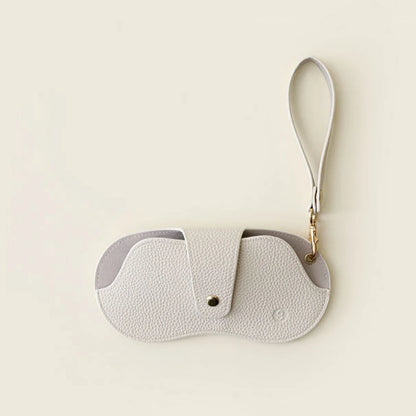Soft Lychee Pattern PU Leather Glasses Bag Retro Sunglasses Case Portable Myopia Frame Case Simple Eyeglasses Eyewear Storage