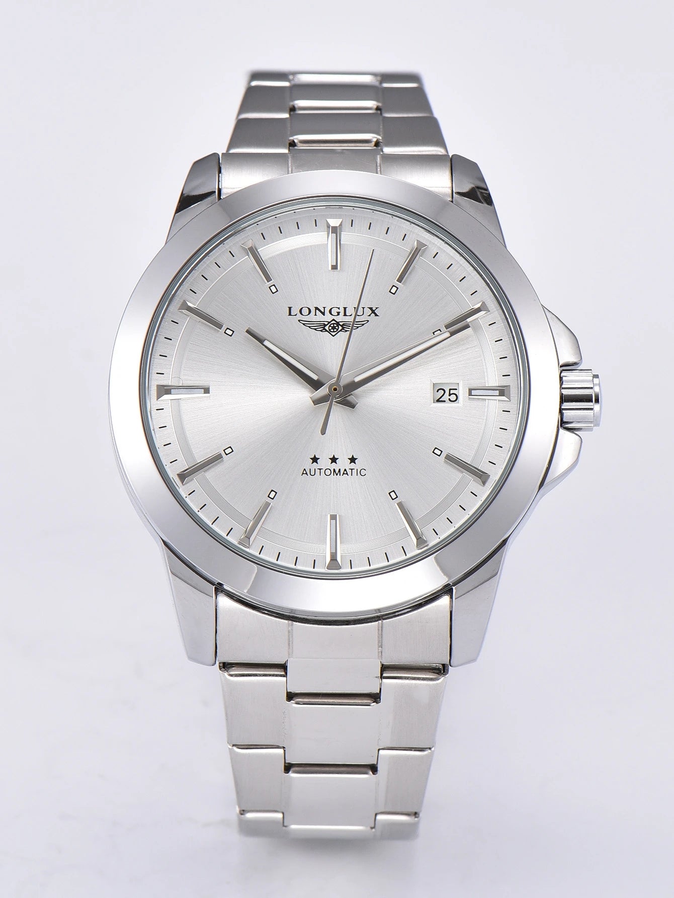 Men automatic watch business date mechanical watches waterproof stainless steel luminous minimalist gift for you