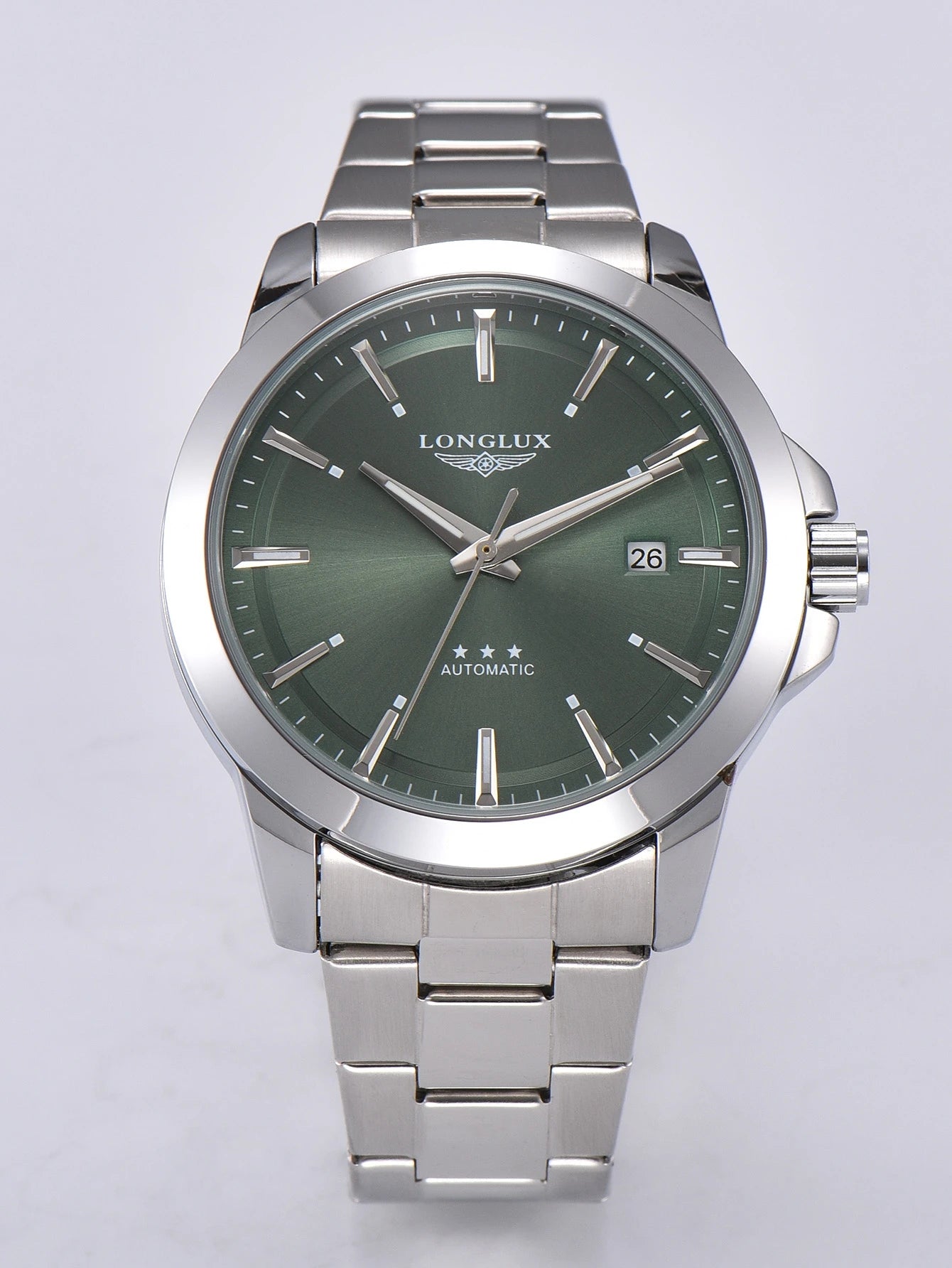Men automatic watch business date mechanical watches waterproof stainless steel luminous minimalist gift for you