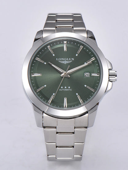 Men automatic watch business date mechanical watches waterproof stainless steel luminous minimalist gift for you