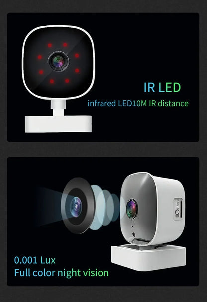 2.4/5GHz WiFi Window Camera 3MP Full Color Night Vision Indoor Security Mini Camera Replaces Outdoor Through Glass Window 2026
