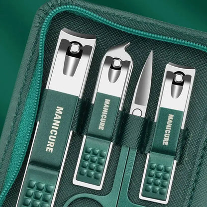Stainless Steel Manicure And Pedicure Nail Clipper Tool Set