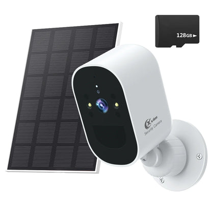 1080P WiFi Camera Solar Battery Outdoor Wireless Solar Powered Security Camera AI Motion Detection Two Way Audio Night Vision
