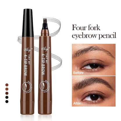 Waterproof Microblading Eyebrow Pencil Long Lasting Natural Brow Definer