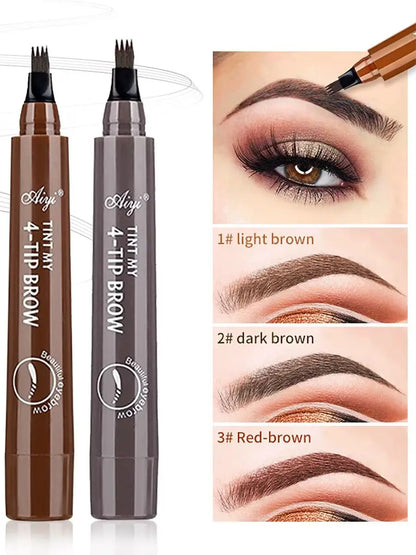 Waterproof Microblading Eyebrow Pencil Long Lasting Natural Brow Definer