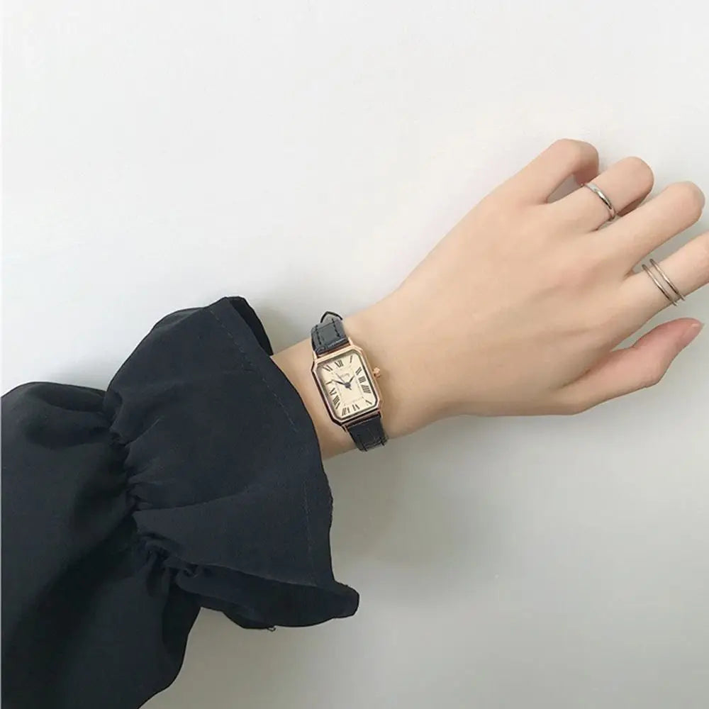 Light Luxury Elegant Women's Quartz Watch Portable Simple Ladies Business Watches Exquisite Waterproof Women's Wrist Watch Women