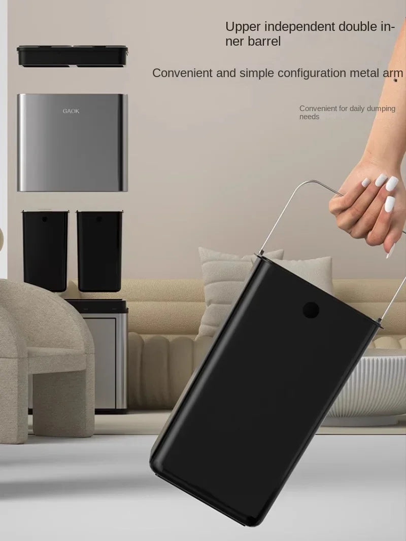 kitchen special induction smart garbage sorting trash can