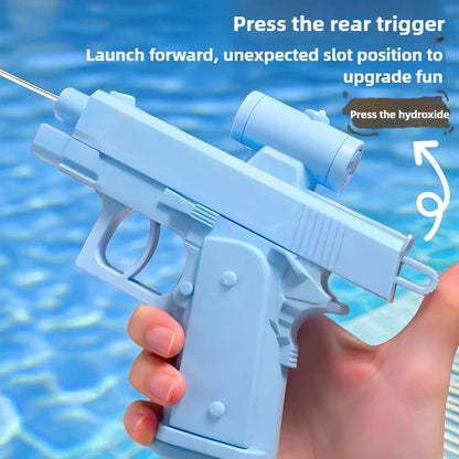 Funny Double-Sided Reverse Water Gun - Summer Prank Toy,Mini Tactical Water Sprayer for Kids & Adults, Pool Beach Water Fight