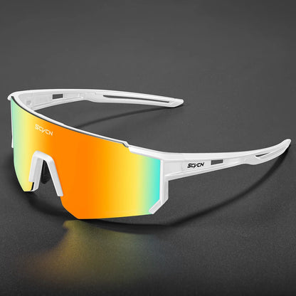 SCVCN New Outdoor Cycling Sunglasses Men Women MTB Driving Bike Glasses Sports Climbing Protective Glasses Bicycle UV400 Goggles