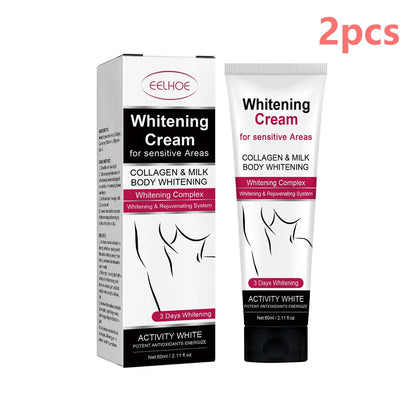 Underarm Whitening Cream Lighten Skin Brightening Improve Dullness Bleaching Private Parts Knee Thighs Armpit Whitening Cream