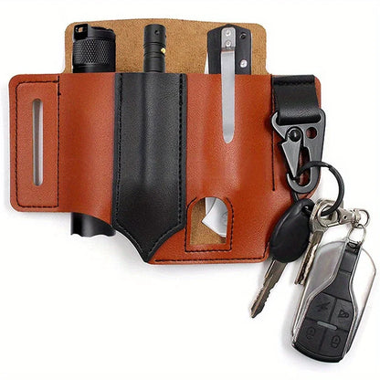 Multi-Tool Leather Waist Bag