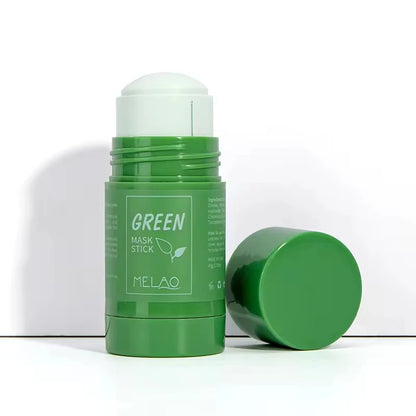 MELAO Natural Purifying Detox Clay Mask Green Tea Mud Masking For Face Green Mask Stick