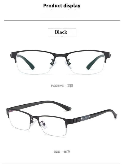 Men Reading Glasses Retro Business Hyperopia Glasses Anti Blue Light Reading Glasses 0 +1.0 To +4.0 Glasses