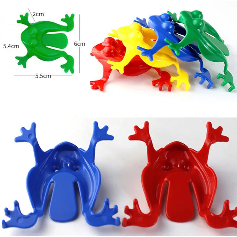 10-20Pcs Jumping Frog Bounce Fidget Toys For Novelty Assorted  Stress Reliever Toys For Birthday Gift Party Favor