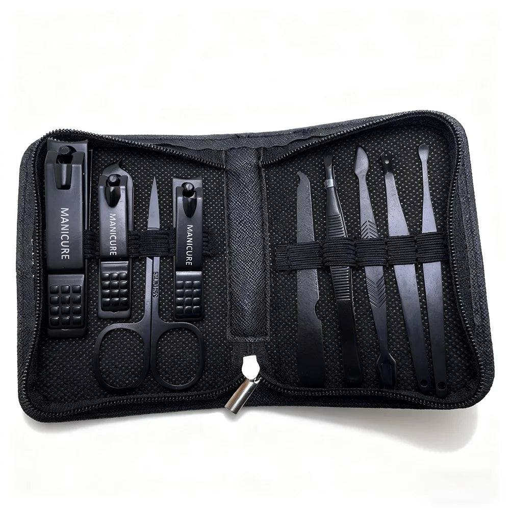Stainless Steel Manicure And Pedicure Nail Clipper Tool Set