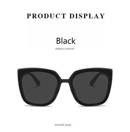Versatile High-end Oversized Sunglasses Unisex Daily Commute Sunscreen UV Protection Glasses 1180