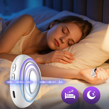 New Microcurrent Sleep Aid Device EMS Sleep Aid Machine Sleep Instrument for Insomnia Stress Anxiety Relief Palm Pulse Massager