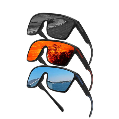 Fashion Polarized Square Sunglasses for Men And Women Oversized Anti-Glare Driver Mirror UV400 Sun Glasses