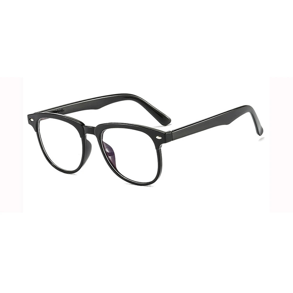 Anti-Blue Light Glasses Ladies Flat Mirror Blu-ray Computer Goggles Retro Glasses Frame Women's Square Frame