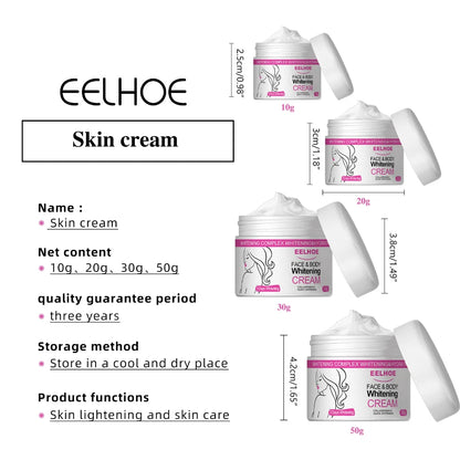 Body Whitening Cream Private Parts Underarm Bleaching Serum Remove Melanin Pigmentation Brighten Inner Thigh Intimate Dark