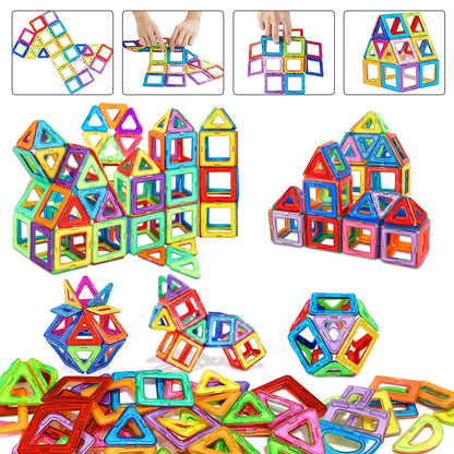 Magnetic Building Blocks DIY Magnets Toys Medium Size STEM Toys Construction Toys Learning Educational Magnet Toys