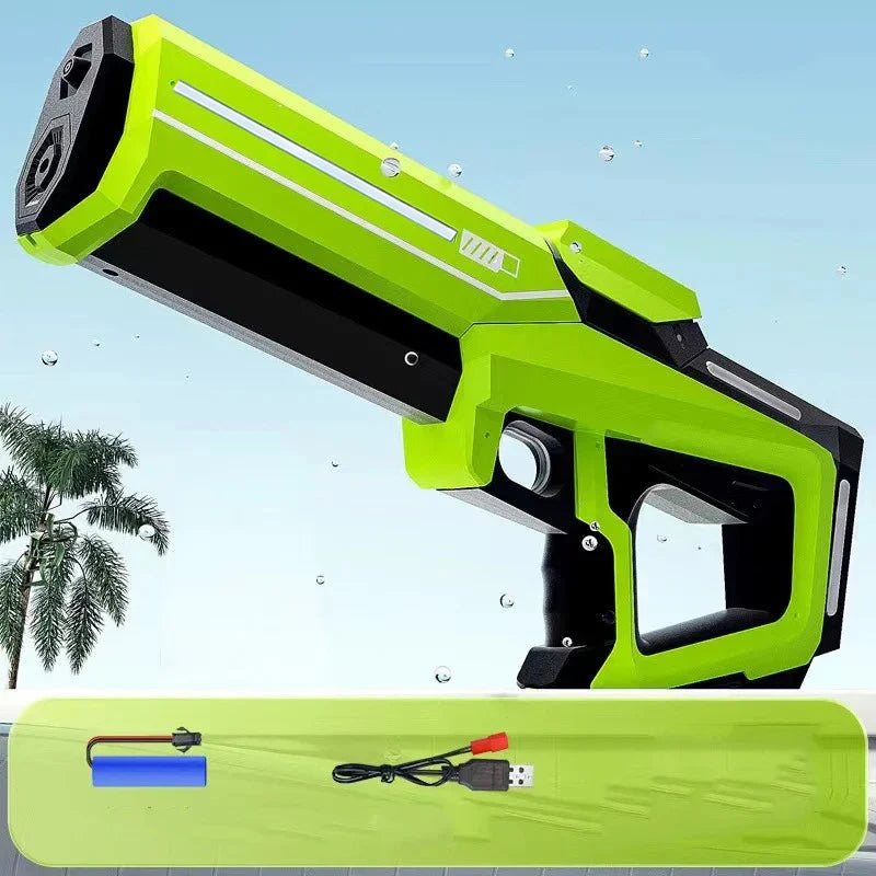 Electric Water Guns For Adults Powerful Squirt Automatic Water Suction Water Blasters Summer Outdoor Beach Toy For Boys Kid Gift