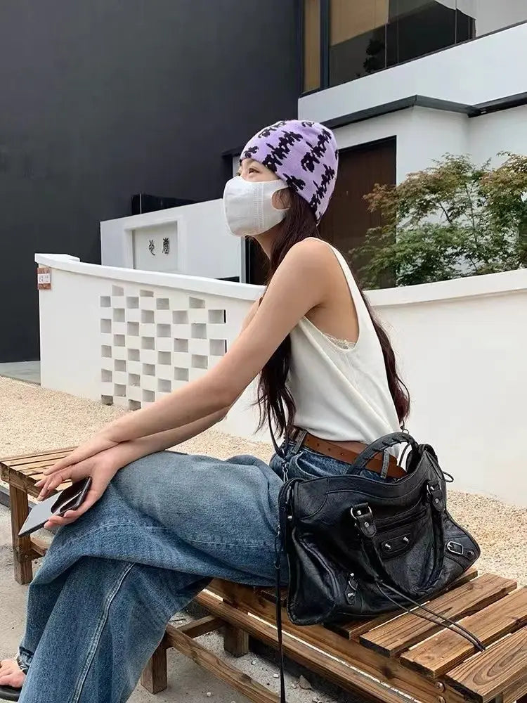 Y2K PU Leather Shoulder & Crossbody Bag