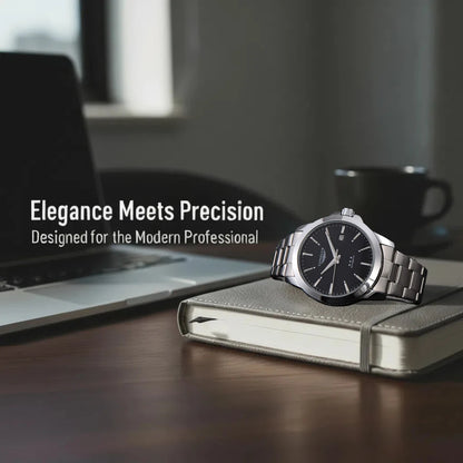Men automatic watch business date mechanical watches waterproof stainless steel luminous minimalist gift for you
