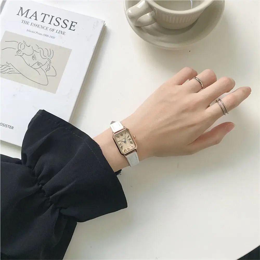 Light Luxury Elegant Women's Quartz Watch Portable Simple Ladies Business Watches Exquisite Waterproof Women's Wrist Watch Women