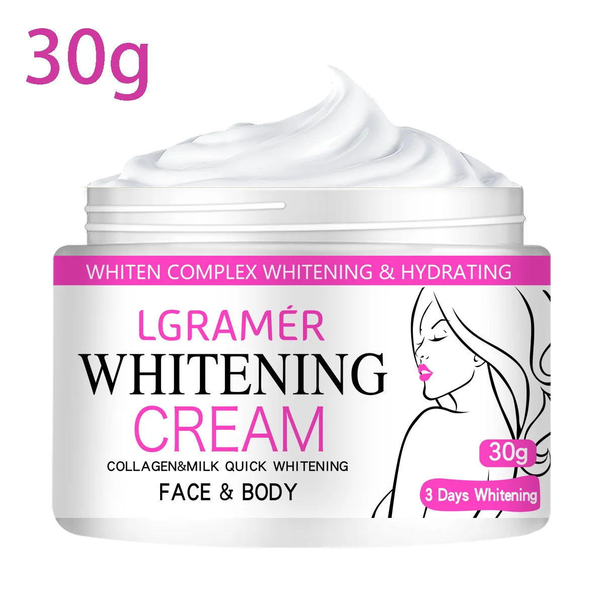 Whitening Cream Body Armpit Leg Knee Elbow Remove Dark Spot Skin Firm Brighten Moisturiz Facial Care Health Beauty Skin Care