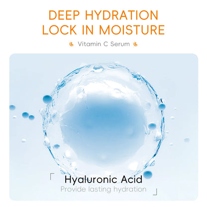 LAIKOU Vitamin C Facial Serum Essence Hydrating and Moisturizing VC Face Essence Skin Care