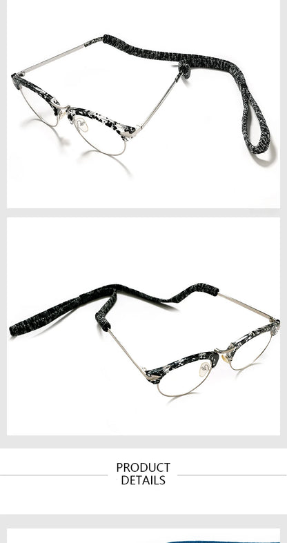 Soft Knit Adjustable Eyeglass Strap Anti Slip Sunglasses Neck Lanyard Retainer Cord For Sports Outdoor Reading Glasses Men Women