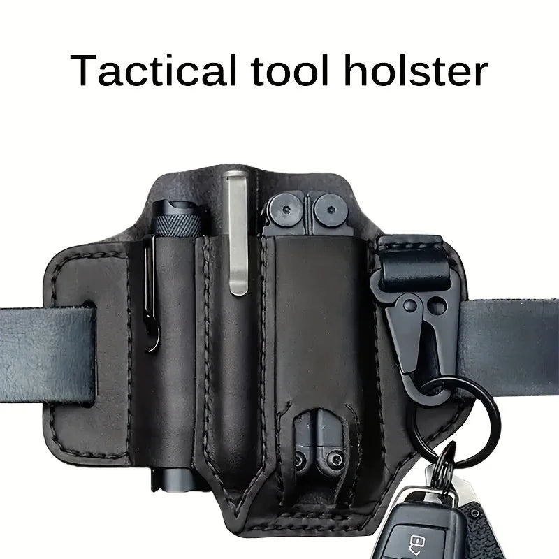 Multi-Tool Leather Waist Bag