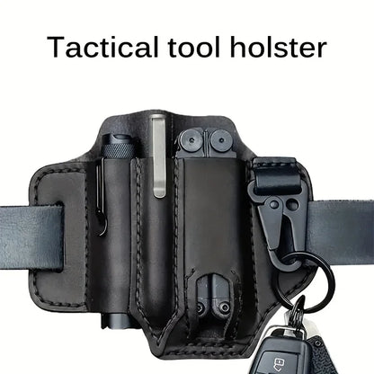 Multi-Tool Leather Waist Bag